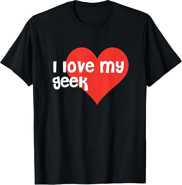 Heart Geek Valentine's Day t-shirt